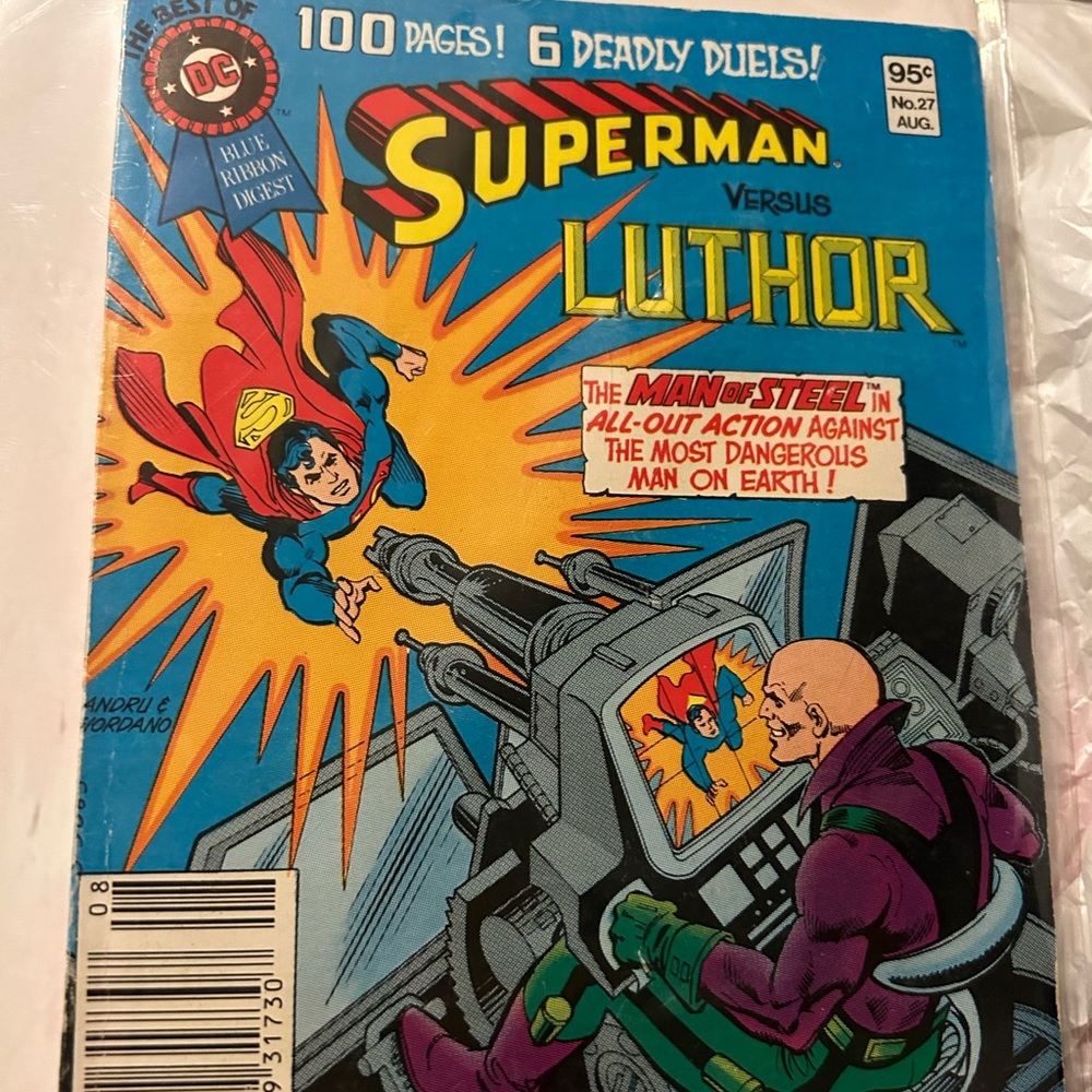 Superman comic.